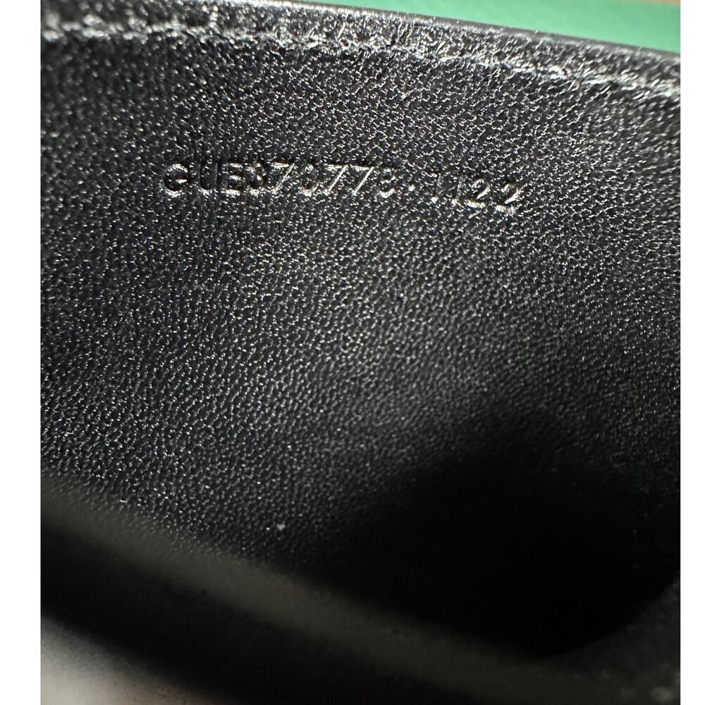 Saint Laurent Cassandre python embossed leather c… - image 4